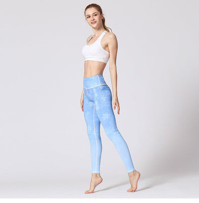 Sakura – Damen Leggings mit Blumenmuster, bequem & elastisch